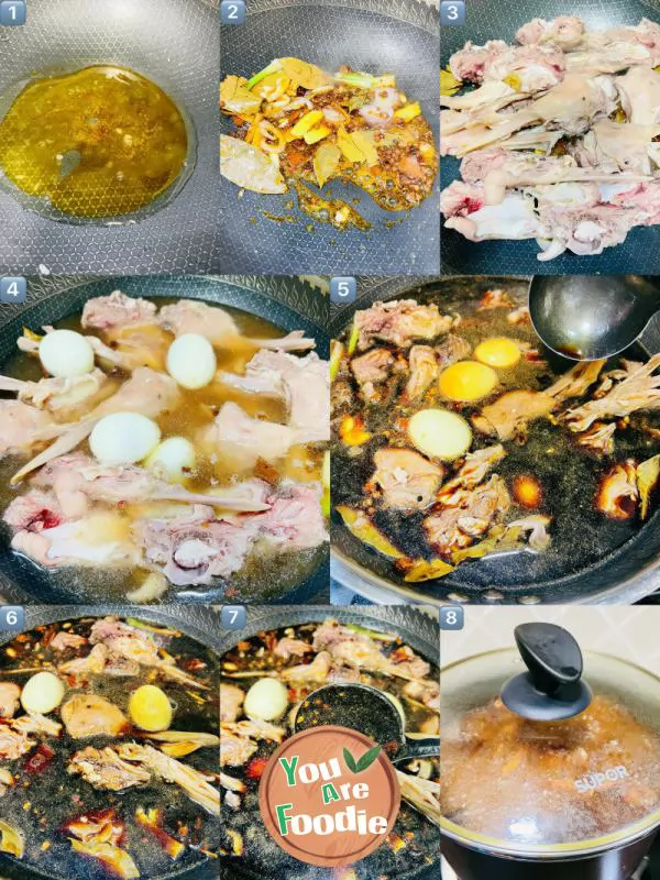 It can be made without using brine bag | Marinated duck chin