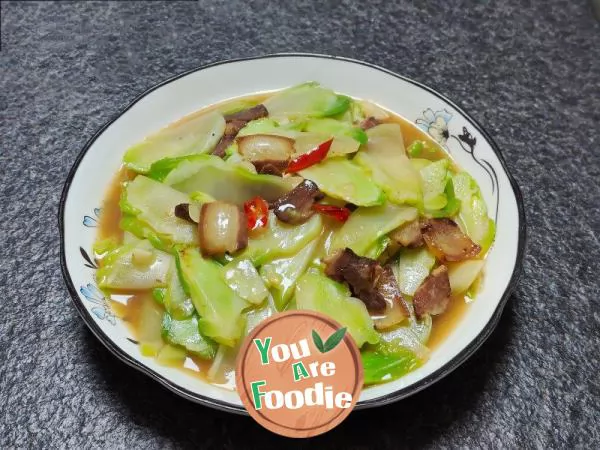 Stir-fried-Preserved-Pork-with-Vegetables