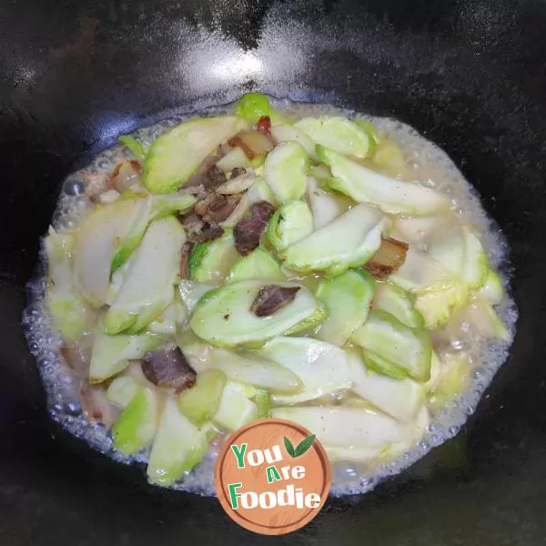 Stir-fried Preserved Pork with Vegetables