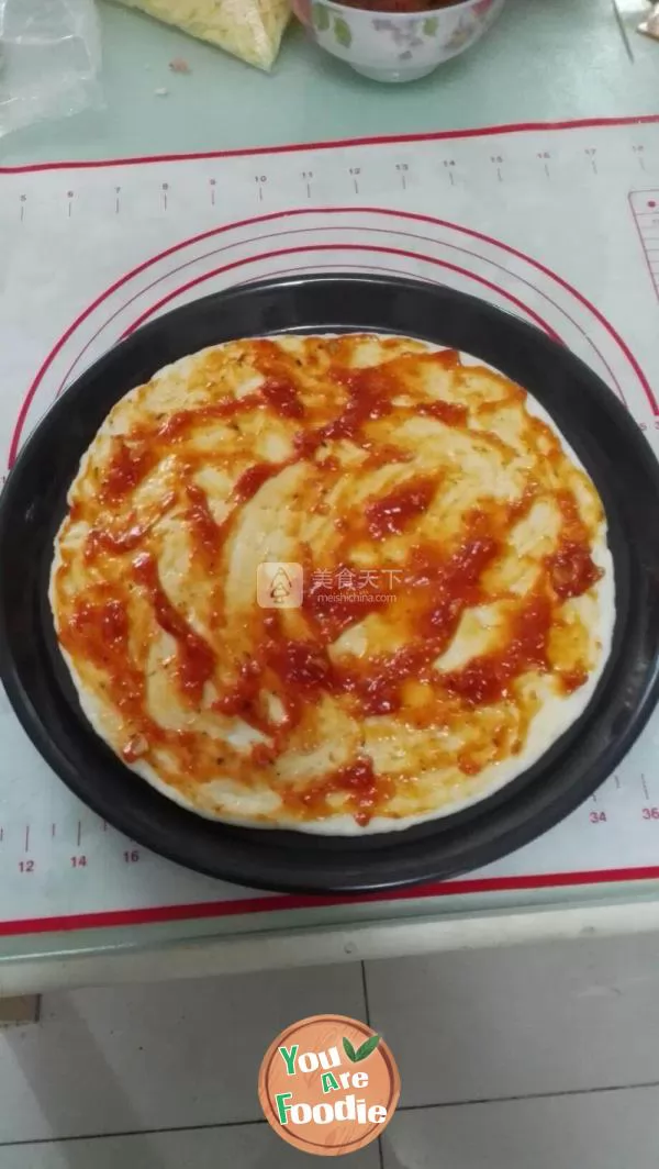 Boundless shrimp pizza