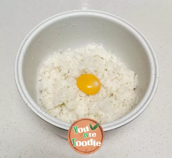 Creative Egg Yolk Rice