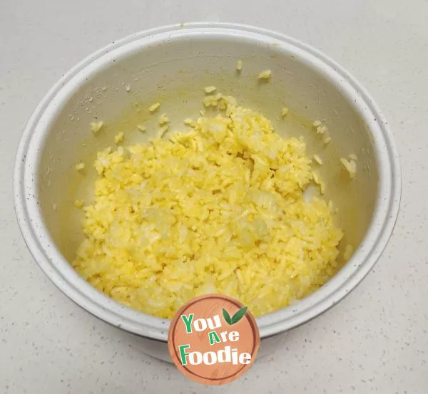 Creative Egg Yolk Rice