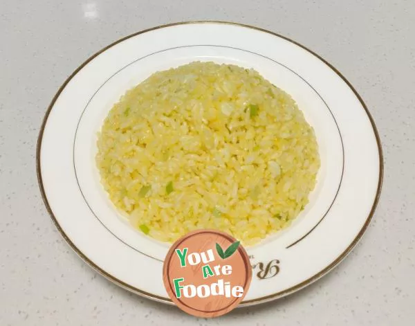 Creative Egg Yolk Rice