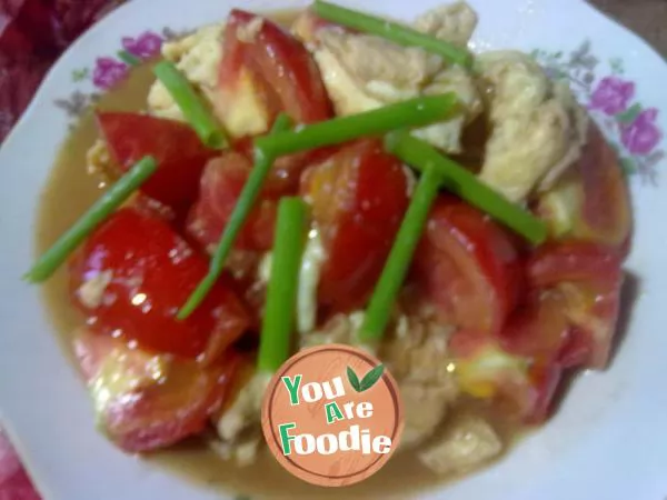 Scrambled Eggs with Tomato