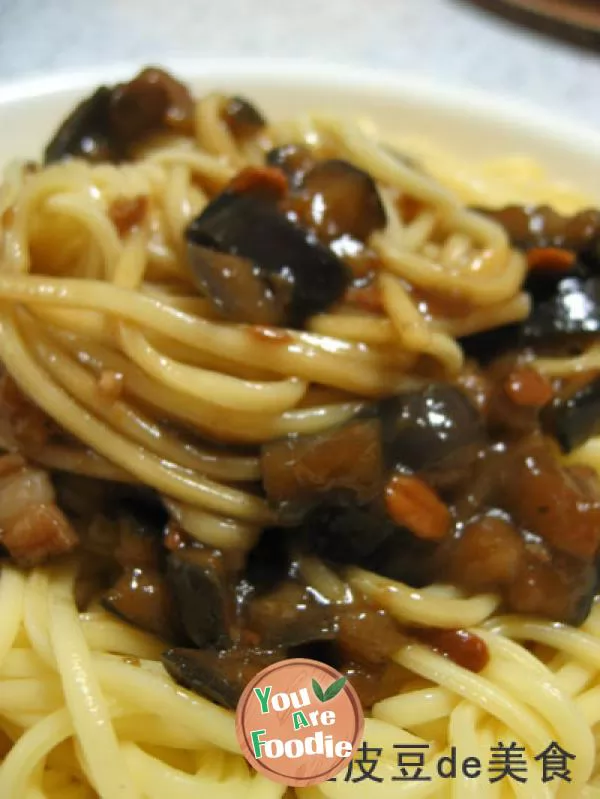 Braised eggplant noodles