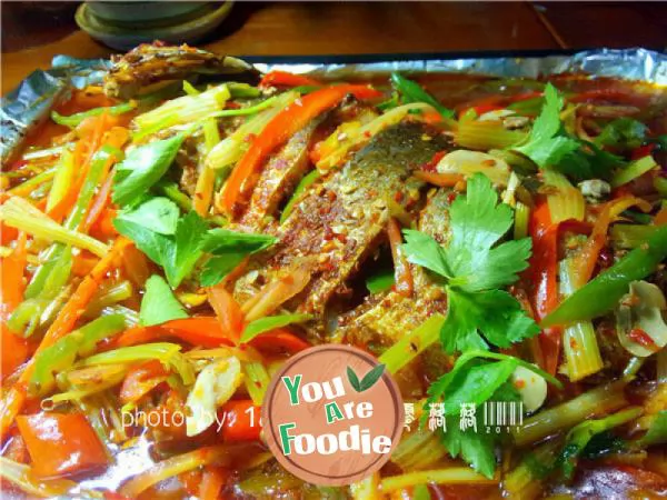 Private dish: Spicy grilled fish