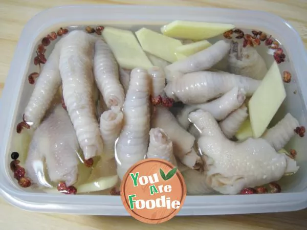 Chicken Feet with Pickled Peppers