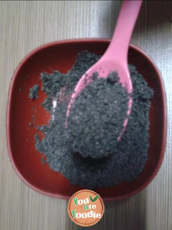 Pure black sesame powder - (home grown sesame)