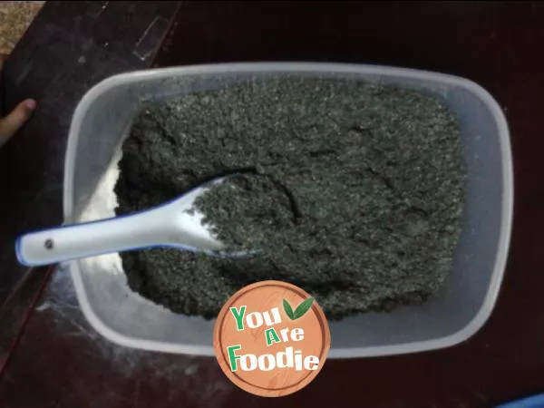 Pure black sesame powder - (home grown sesame)