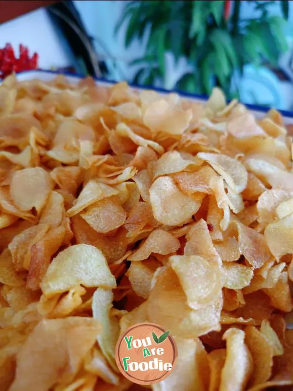 Plain potato chips