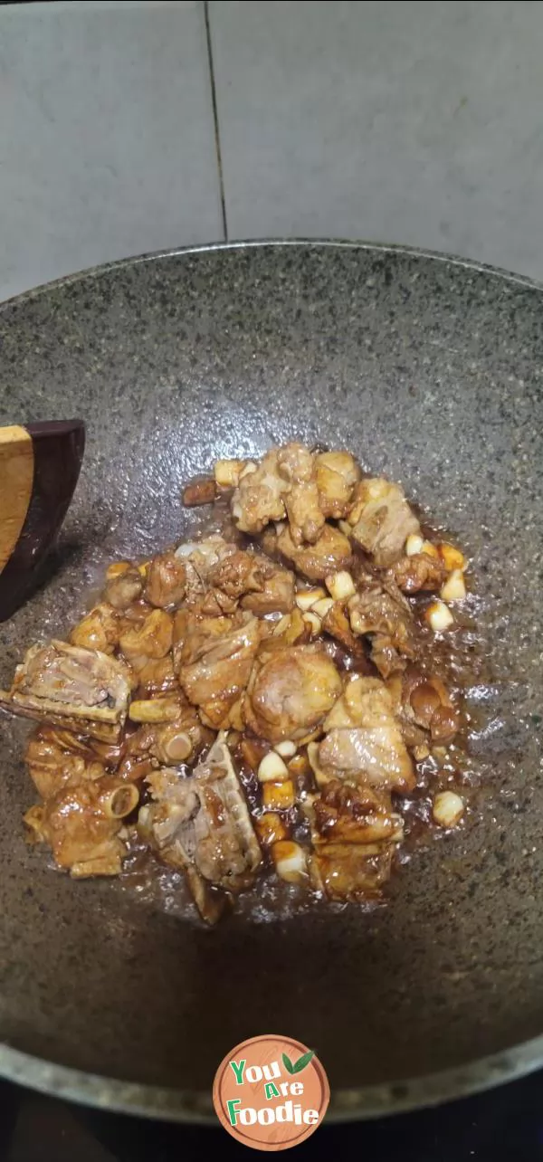 Braised duck with pickled ginger