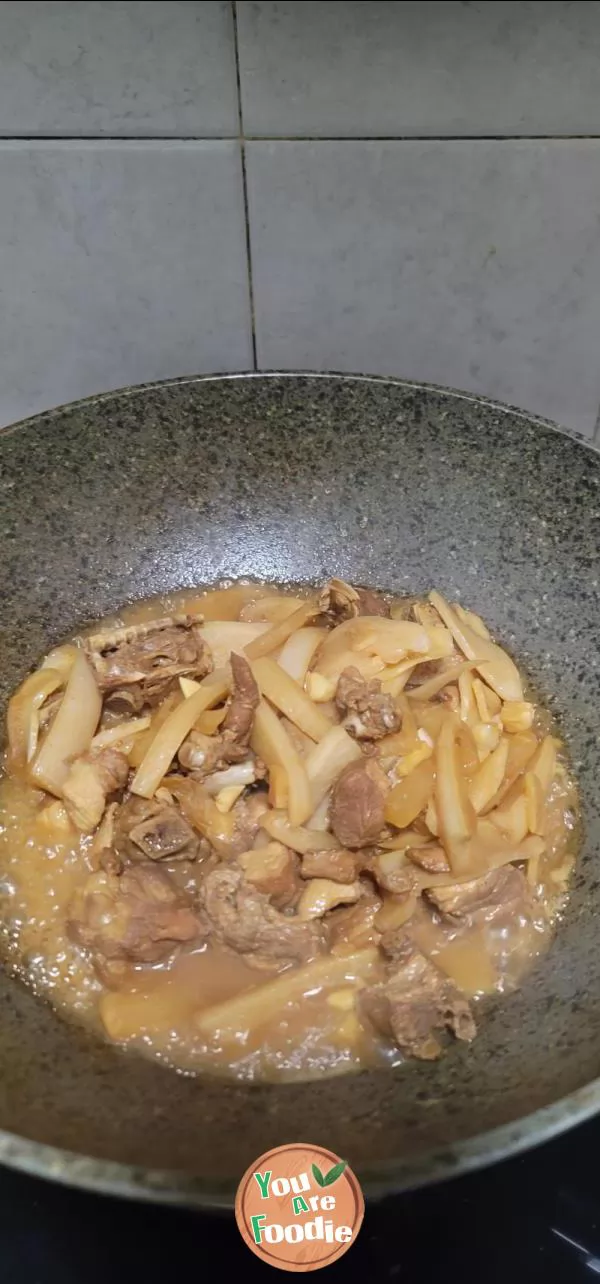 Braised duck with pickled ginger