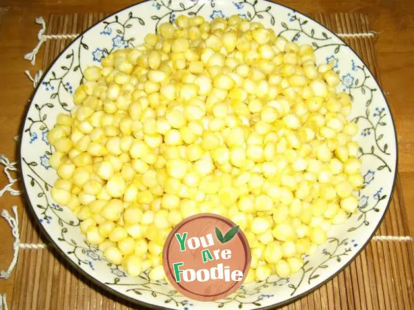 Sauteed Sweet Corn with Salted Egg Yolk