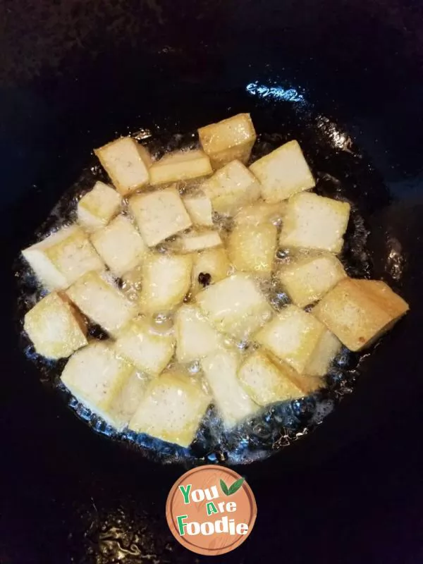 Braised Tofu with cabbage