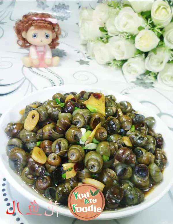 Fried snails