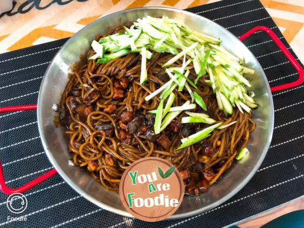 Korean-fried-noodles-with-soy-sauce