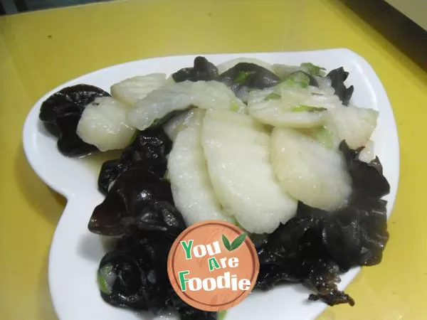 Fried-yam-with-black-fungus