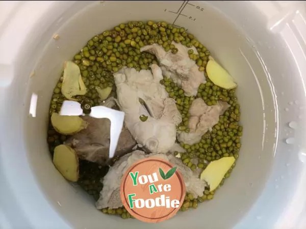 Mung bean keel soup