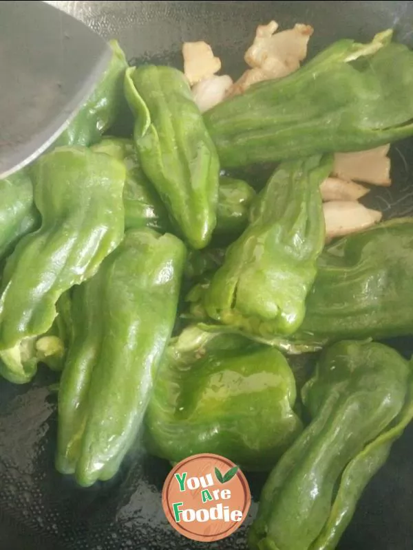 Pan-Seared Green Chili Pepper