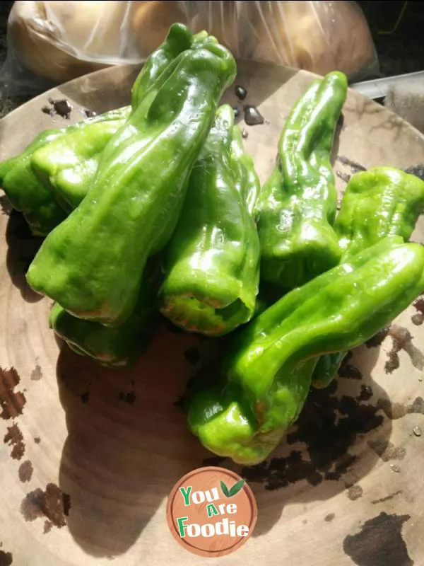 Pan-Seared Green Chili Pepper