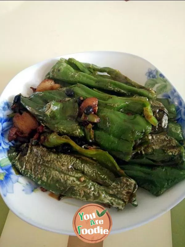 Pan-Seared Green Chili Pepper