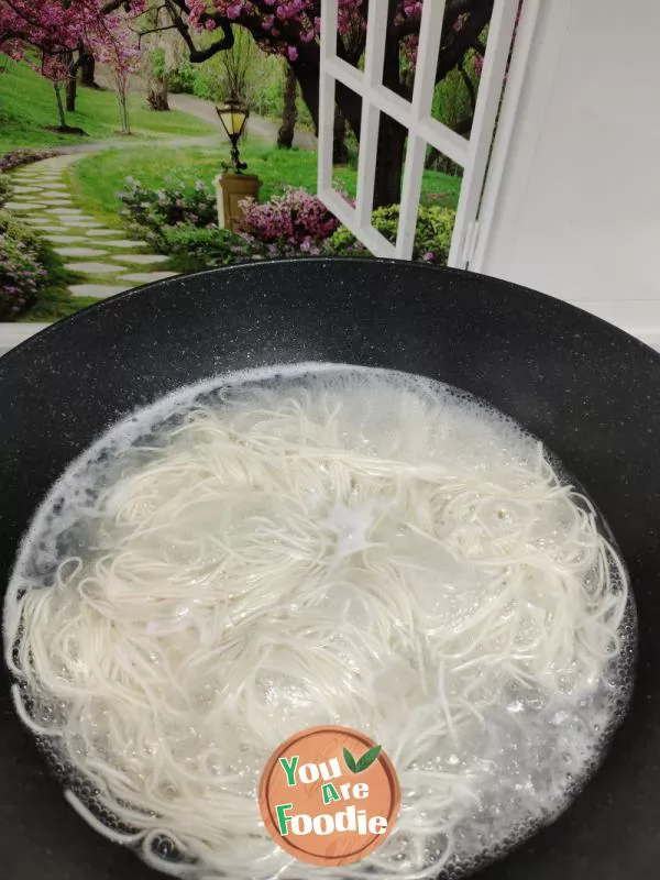 Breakfast Soy egg Hot Noodles