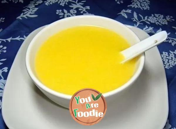 Egg yolk congee