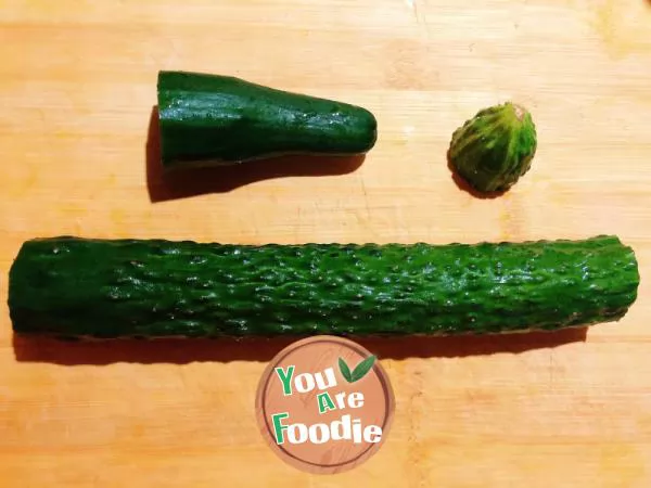 Cucumber knife cold dish