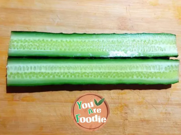 Cucumber knife cold dish