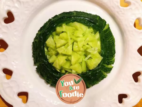 Cucumber knife cold dish