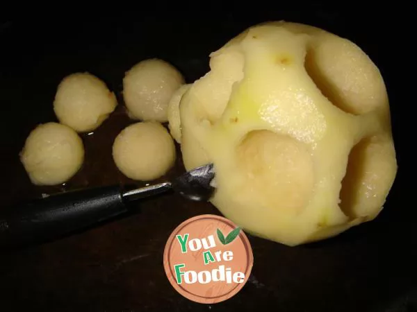 Shredded potato balls