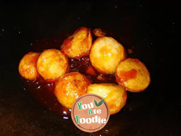Shredded potato balls