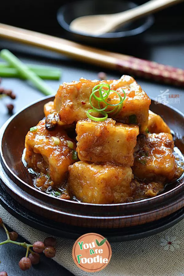 Minced pork with bean curd