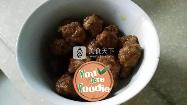 Fried meatballs