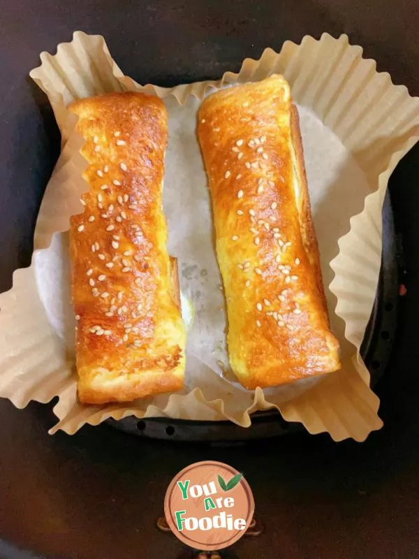 Ham cheese toast roll