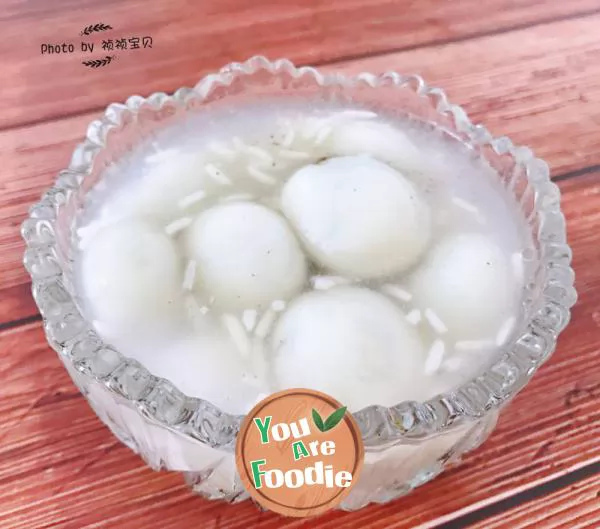 Fermented glutinous rice dumplings breakfast