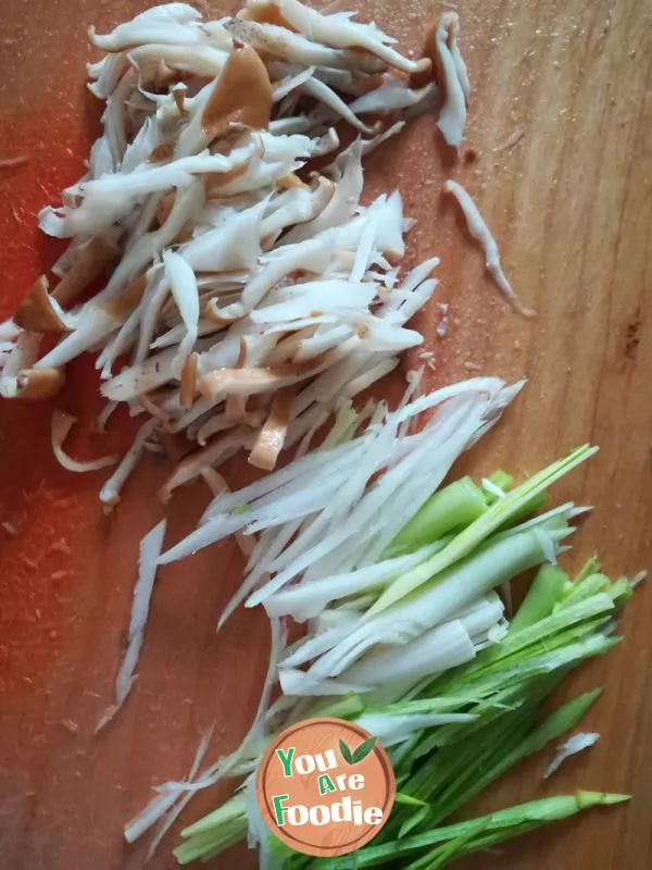 Dumplings with bamboo shoots, mushrooms and willow leaves