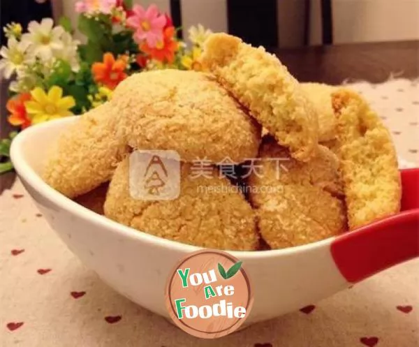 Egg yolk Coconut Cookies