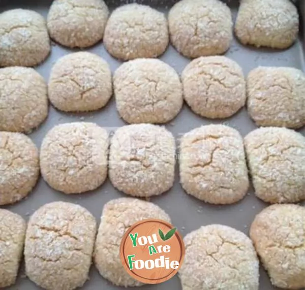 Egg yolk Coconut Cookies