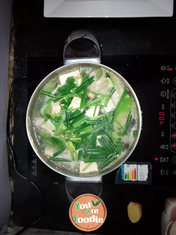 Water melon fish belly and tofu soup