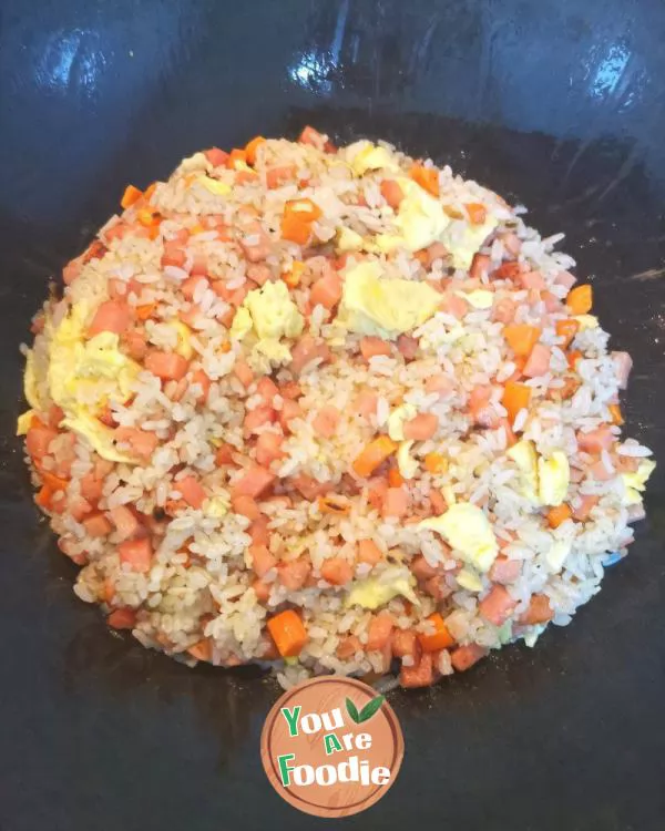 Fried-Rice-with-Ham-and-Egg