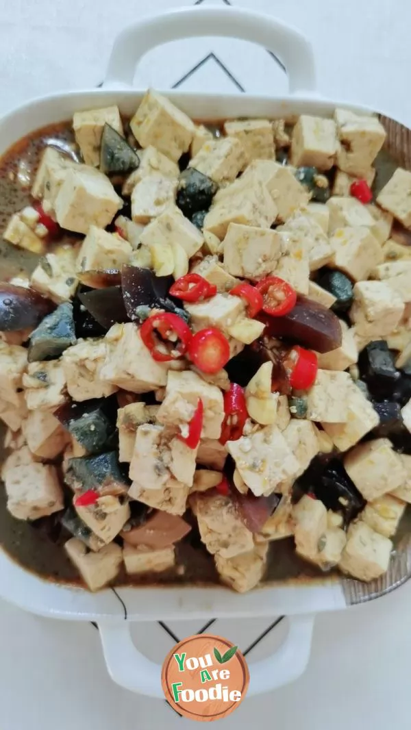 Tofu with Preserved Eggs