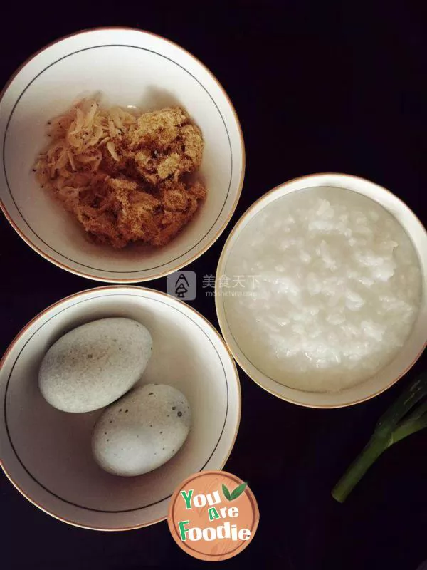 Pork and Preserved Egg Congee