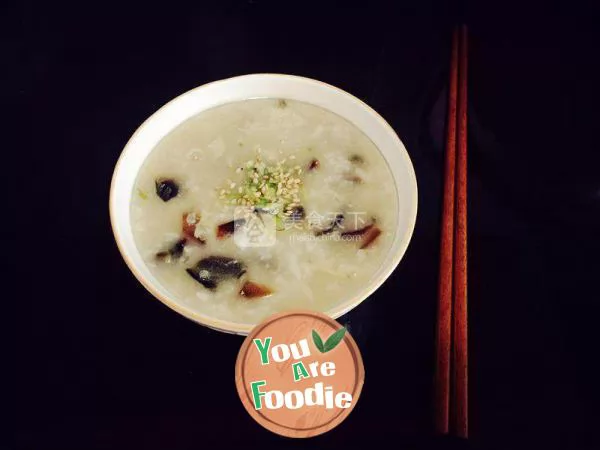 Pork and Preserved Egg Congee