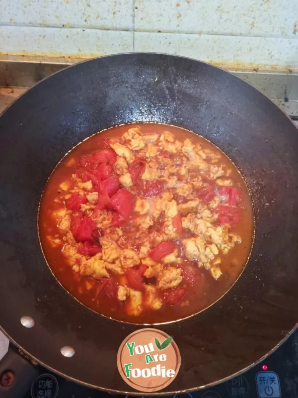 Tomato and egg noodles