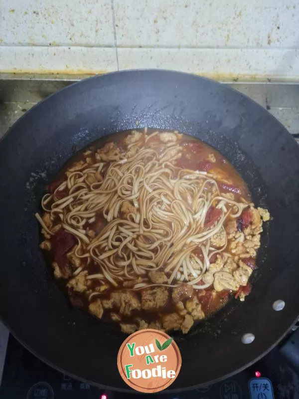 Tomato and egg noodles