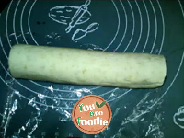 Honey purple potato yam roll