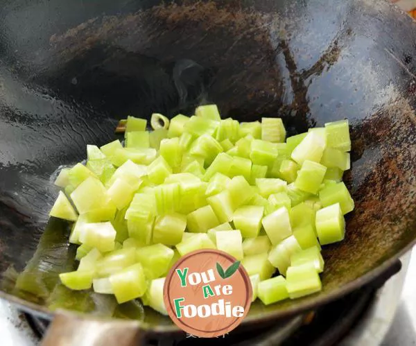 Crispy and tender Diced Pork