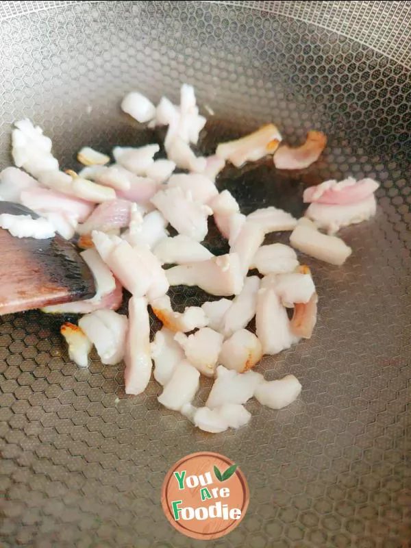 Stir fried pork with thousand pieces of silk