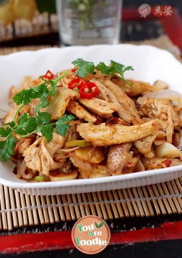 Stir-fried-hen